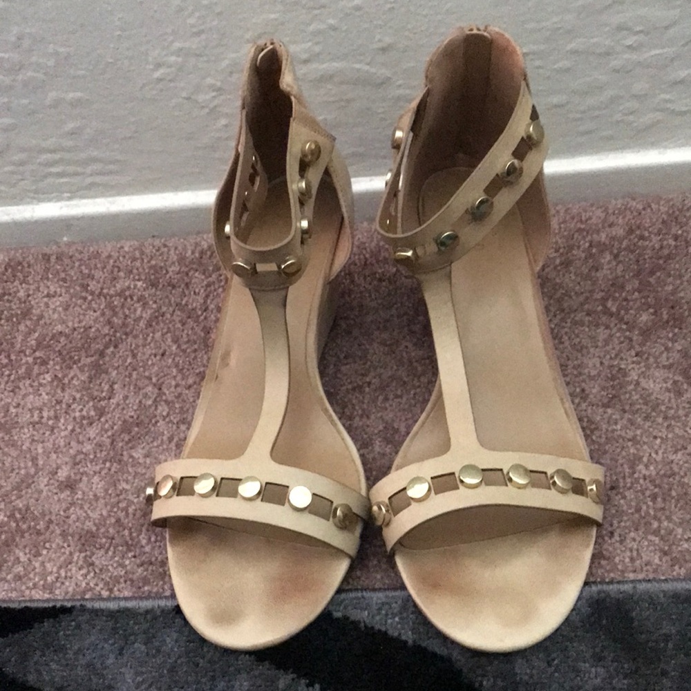 Used low wedge sandals from Torrid.